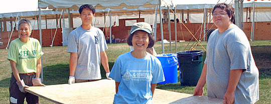 Photo: Volunteers at 4-H fair. Photo: Volunteers at 4-H fair.