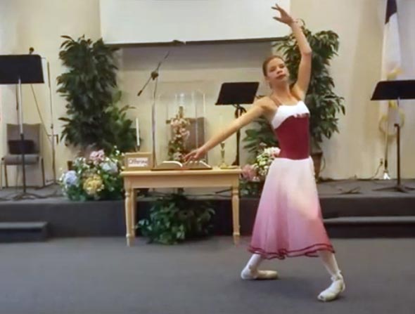 Photo of ballet performance.