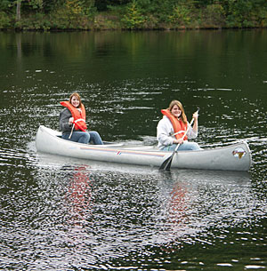 Photo: Canoeing.