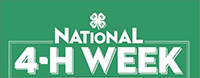 national 4-H week logo