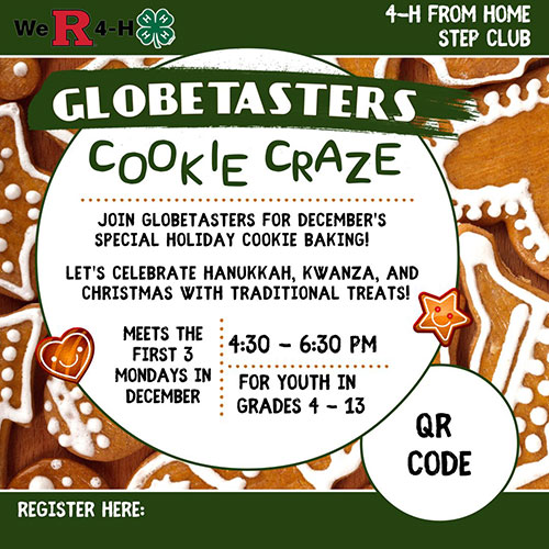 Globetasters Cookie Craze flyer.