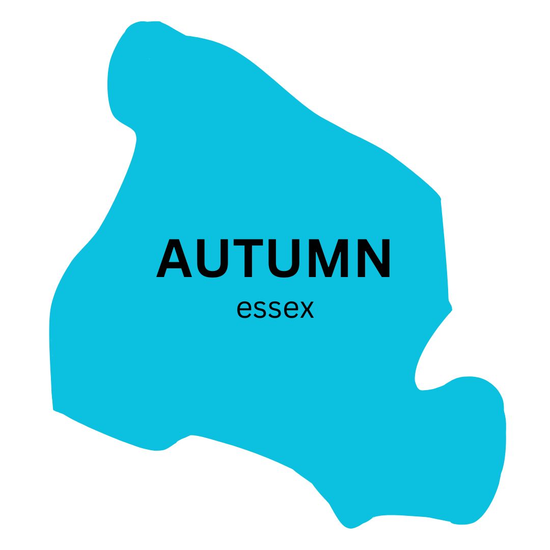 A graphical representation of Essex county, with the text 'Autumn - Essex' in the center.